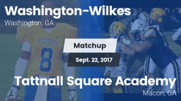Matchup: Washington-Wilkes vs. Tattnall Square Academy  2017
