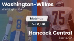 Matchup: Washington-Wilkes vs. Hancock Central  2017