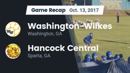 Recap: Washington-Wilkes  vs. Hancock Central  2017