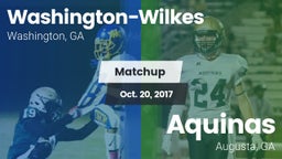 Matchup: Washington-Wilkes vs. Aquinas  2017
