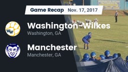 Recap: Washington-Wilkes  vs. Manchester  2017