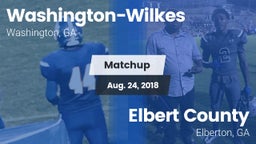 Matchup: Washington-Wilkes vs. Elbert County  2018