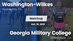 Matchup: Washington-Wilkes vs. Georgia Military College  2019