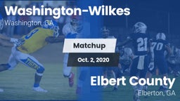 Matchup: Washington-Wilkes vs. Elbert County  2020