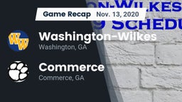 Recap: Washington-Wilkes  vs. Commerce  2020