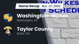 Recap: Washington-Wilkes  vs. Taylor County  2020