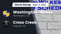 Recap: Washington-Wilkes  vs. Cross Creek  2021