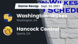 Recap: Washington-Wilkes  vs. Hancock Central  2021