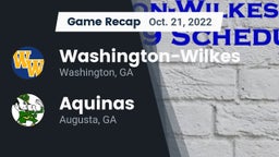 Recap: Washington-Wilkes  vs. Aquinas  2022