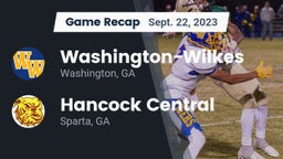 Recap: Washington-Wilkes  vs. Hancock Central  2023