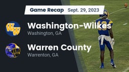 Recap: Washington-Wilkes  vs. Warren County  2023