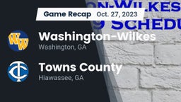 Recap: Washington-Wilkes  vs. Towns County  2023