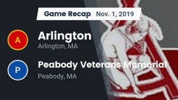 Recap: Arlington  vs. Peabody Veterans Memorial  2019