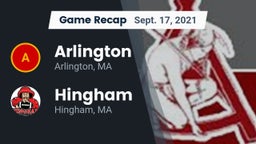 Recap: Arlington  vs. Hingham  2021
