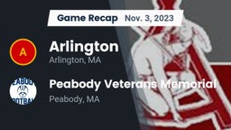 Recap: Arlington  vs. Peabody Veterans Memorial  2023