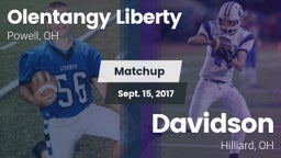 Matchup: Olentangy Liberty vs. Davidson  2017