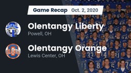 Recap: Olentangy Liberty  vs. Olentangy Orange  2020
