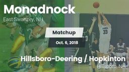 Matchup: Monadnock vs. Hillsboro-Deering / Hopkinton  2018
