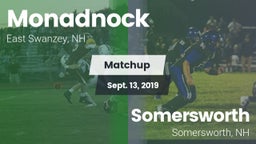 Matchup: Monadnock vs. Somersworth  2019