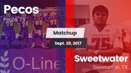 Matchup: Pecos vs. Sweetwater  2017