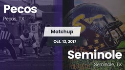 Matchup: Pecos vs. Seminole  2017