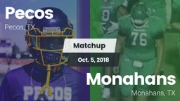 Matchup: Pecos vs. Monahans  2018
