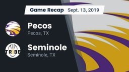 Recap: Pecos  vs. Seminole  2019