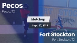 Matchup: Pecos vs. Fort Stockton  2019