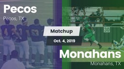 Matchup: Pecos vs. Monahans  2019