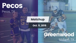 Matchup: Pecos vs. Greenwood   2019
