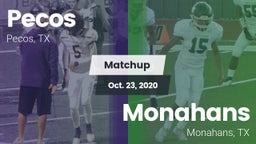 Matchup: Pecos vs. Monahans  2020