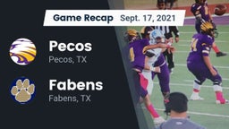 Recap: Pecos  vs. Fabens  2021