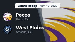 Recap: Pecos  vs. West Plains  2022
