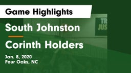 South Johnston  vs Corinth Holders  Game Highlights - Jan. 8, 2020
