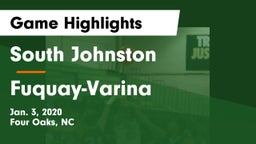 South Johnston  vs Fuquay-Varina  Game Highlights - Jan. 3, 2020