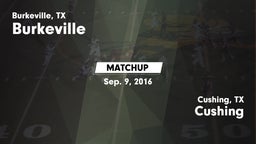 Matchup: Burkeville vs. Cushing  2016