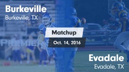 Matchup: Burkeville vs. Evadale  2016
