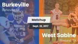 Matchup: Burkeville vs. West Sabine  2017