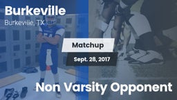 Matchup: Burkeville vs. Non Varsity Opponent 2017