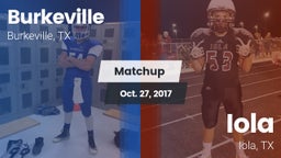 Matchup: Burkeville vs. Iola  2017