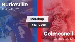 Matchup: Burkeville vs. Colmesneil  2017