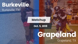 Matchup: Burkeville vs. Grapeland  2018