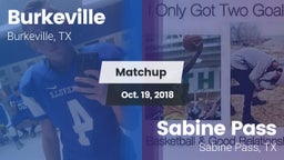 Matchup: Burkeville vs. Sabine Pass  2018