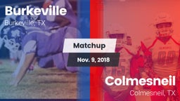 Matchup: Burkeville vs. Colmesneil  2018