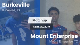 Matchup: Burkeville vs. Mount Enterprise  2019