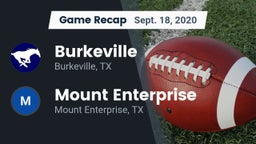 Recap: Burkeville  vs. Mount Enterprise  2020