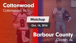 Matchup: Cottonwood vs. Barbour County  2016