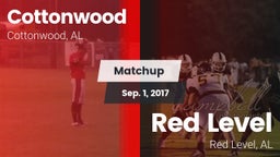 Matchup: Cottonwood vs. Red Level  2017