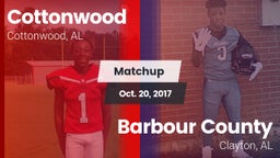 Matchup: Cottonwood vs. Barbour County  2017
