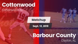 Matchup: Cottonwood vs. Barbour County  2019